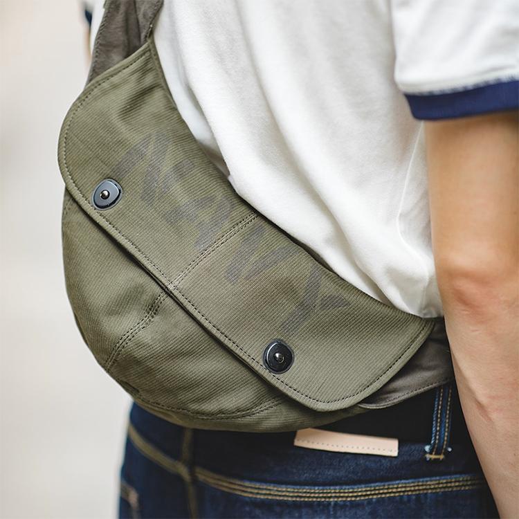 Retro Outdoor Cap Deck Bag Multi Functional & Stylish Letter Print Design
