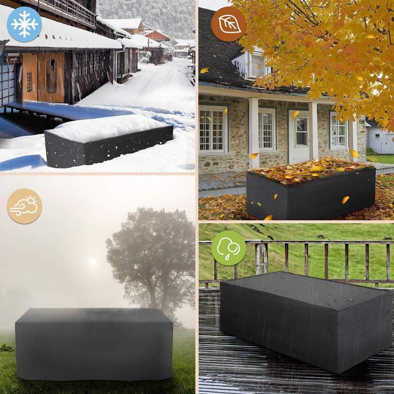 Waterproof Outdoor Furniture Cover for Table and Chairs - 180x150x80cm