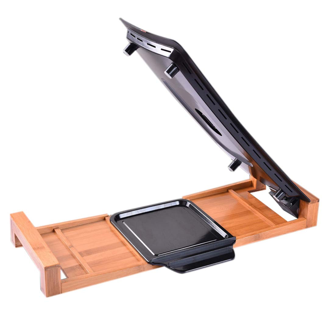 SOGA Electric Ceramic BBQ Grill Non-Stick Surface Hot Plate For Indoor & Outdoor Stone