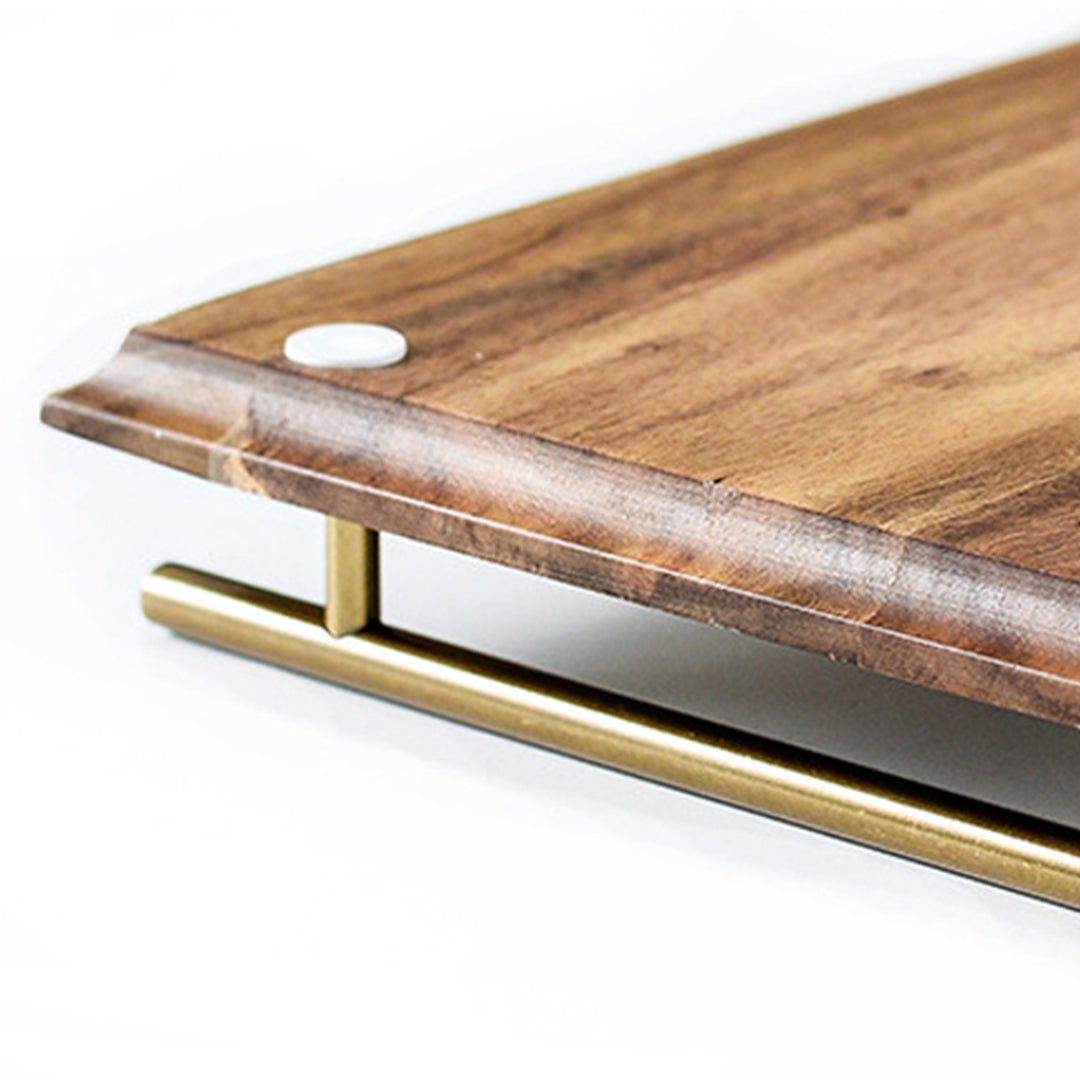 SOGA 36cm Brown Rectangle Wooden Acacia Food Serving Tray Charcuterie Board Centerpiece