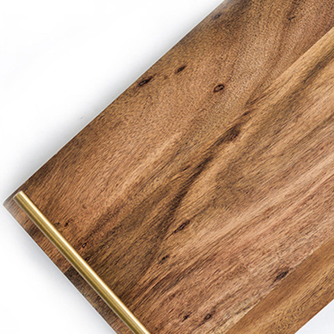 SOGA 39cm Brown Rectangle Wooden Acacia Food Serving Tray Charcuterie Board Home Decor