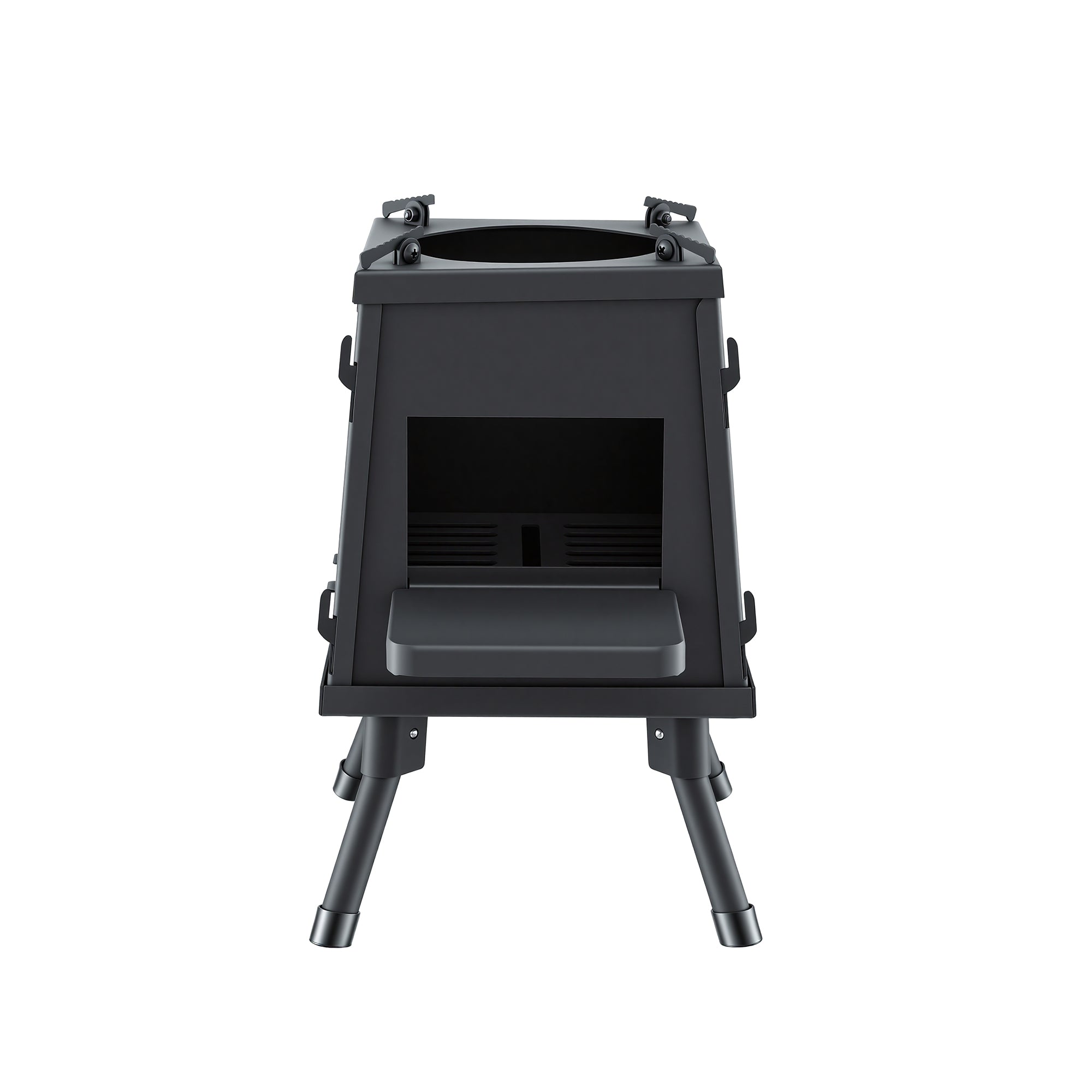 Grillz Fire Pit BBQ Portable Outdoor Fireplace Metal Camping Stove For Boiling Water, BBQ,