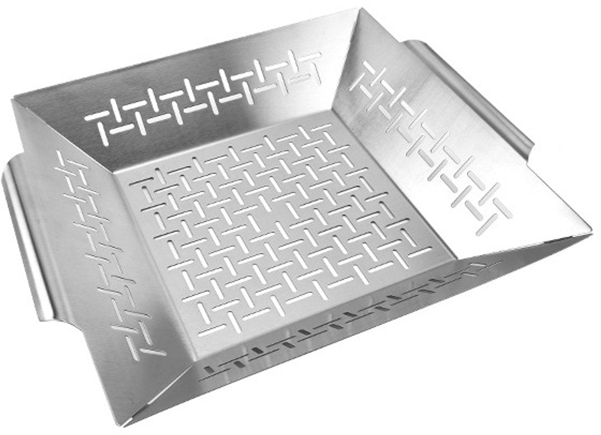 Professional Grill Basket - High-Quality Baking Trays - Barbecue Pans - BBQ Grill Basket