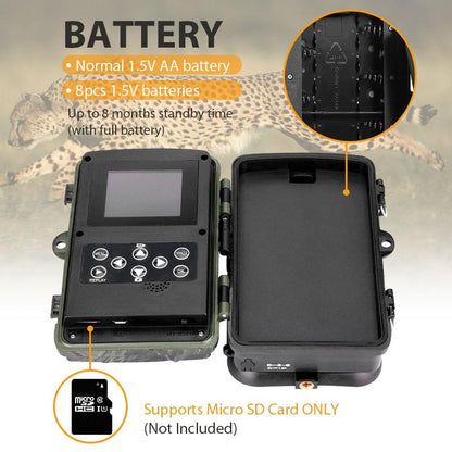 24mp 2.7k Outdoor Track Camera for Infrastructure Monitoring and Hound Tracking