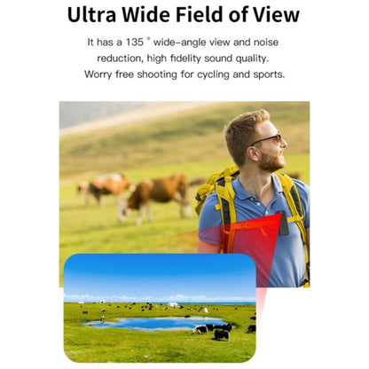 Outdoor Sports Video Camera With Night Vision And Rotatable Lens
