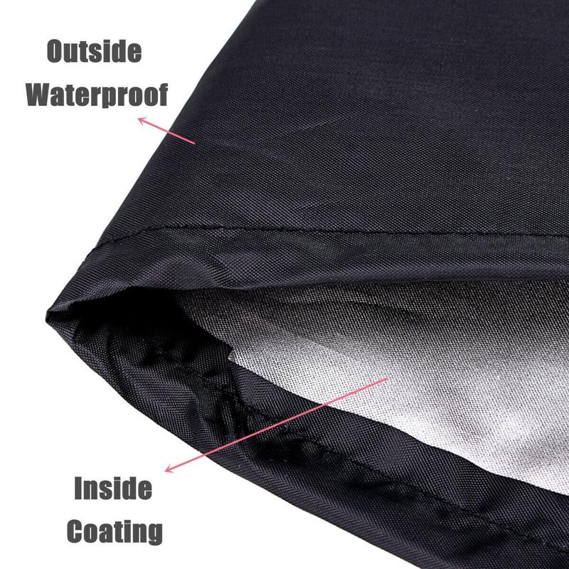 Rainproof Round Table Cover for Outdoor Garden Grill - 77x58cm