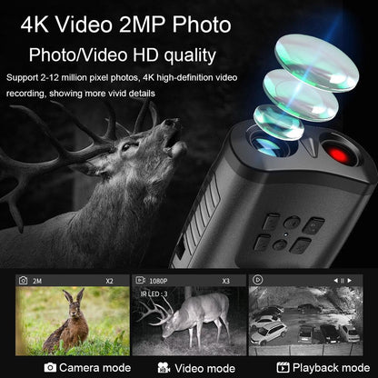 Portable Digital Night Vision Binoculars with 3-inch Hd Lcd Screen
