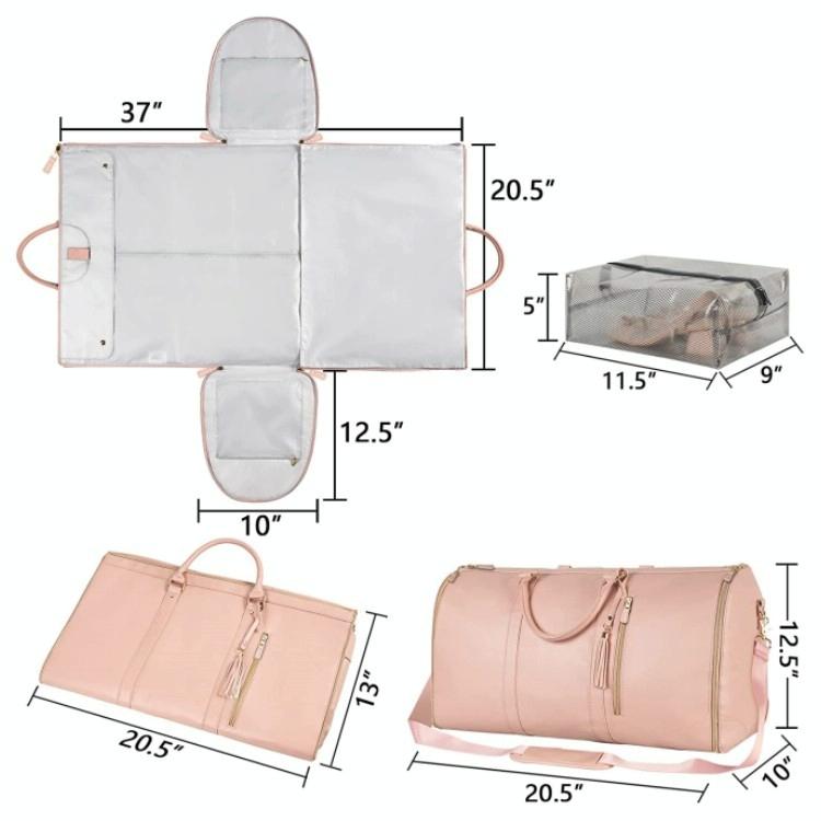 Portable Fitness and Outdoor Storage Bag - Pink