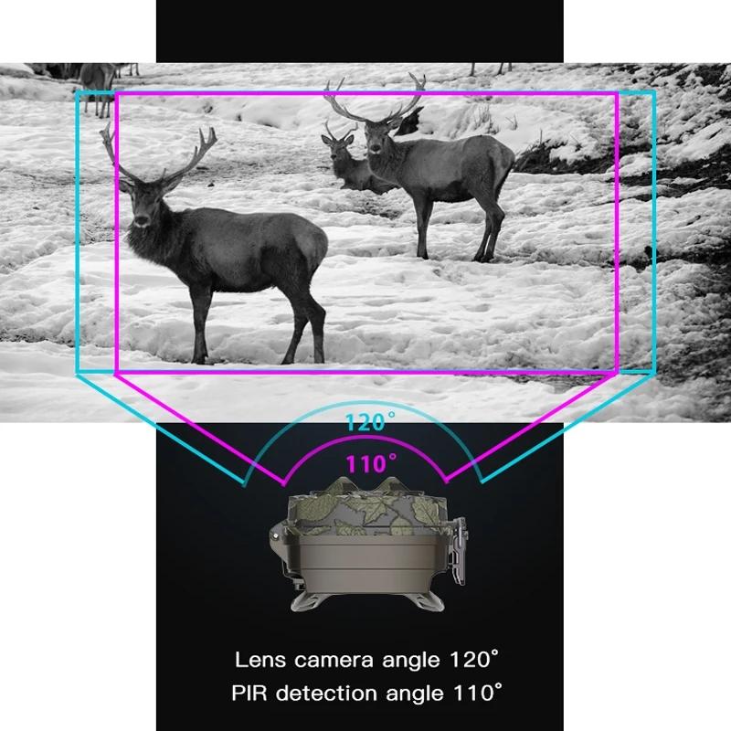 Outdoor Camouflage Dual Lens Infrared Camera with 4k Resolution and Night Vision