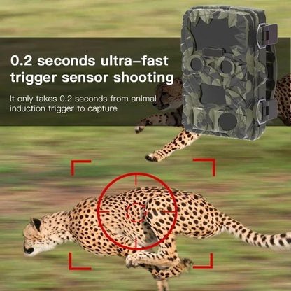 Outdoor Camouflage Dual Lens Infrared Camera with 4k Resolution and Night Vision