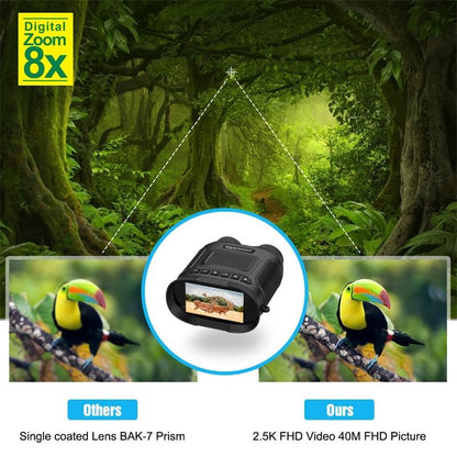 3 Digital Night Vision Binoculars with 3 Ips Screen - Black