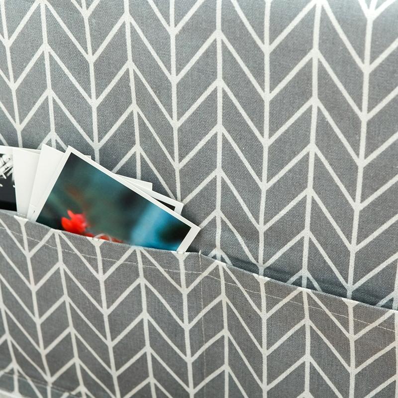 Kitchen Refrigerator and Washing Machine Dustproof Cover - 55x130cm - Gray Arrow