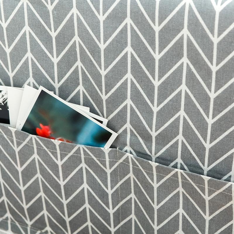 Kitchen Refrigerator and Washing Machine Dustproof Cover - 55x130cm - Gray Arrow