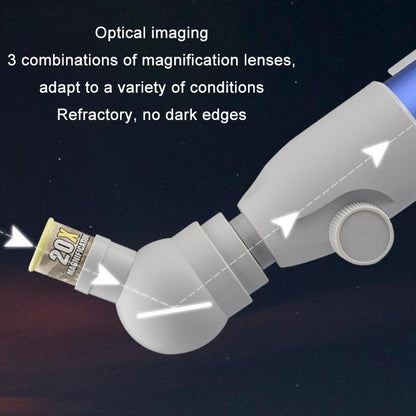 High-definition Children's Telescope for Science Education - B Model Blue