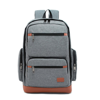 Versatile Outdoor Backpack with Breathable Design - Large Capacity - Grey