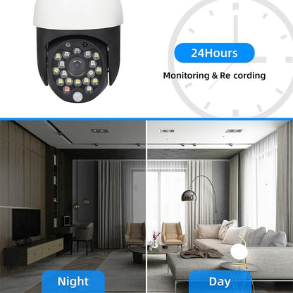 1080P Wifi High-Definition Surveillance Camera Outdoor Dome Camera Support Night Vision & Two-Way Voice & Motion Detection