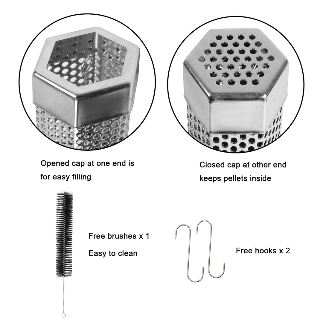 Asmoke Pellet Smoke Tube — 30×5cm