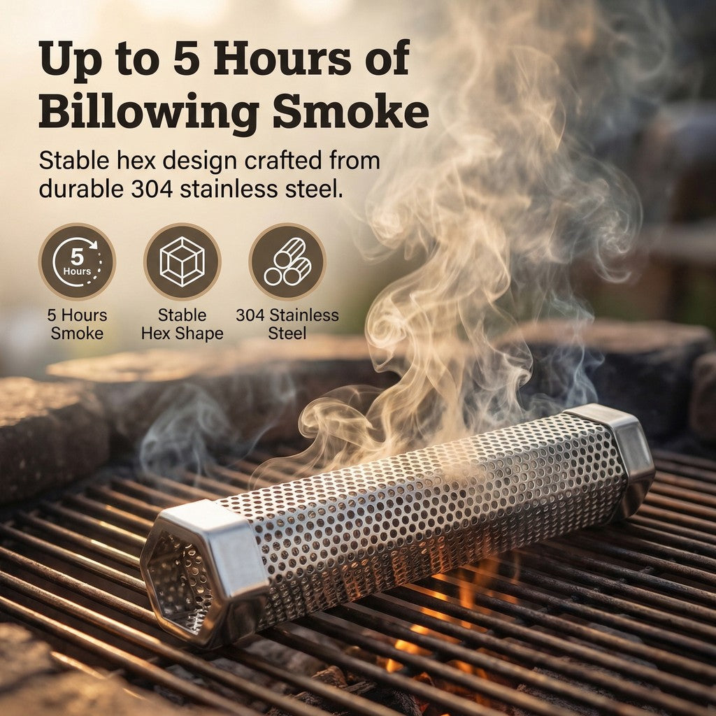 Asmoke Pellet Smoke Tube — 30×5cm