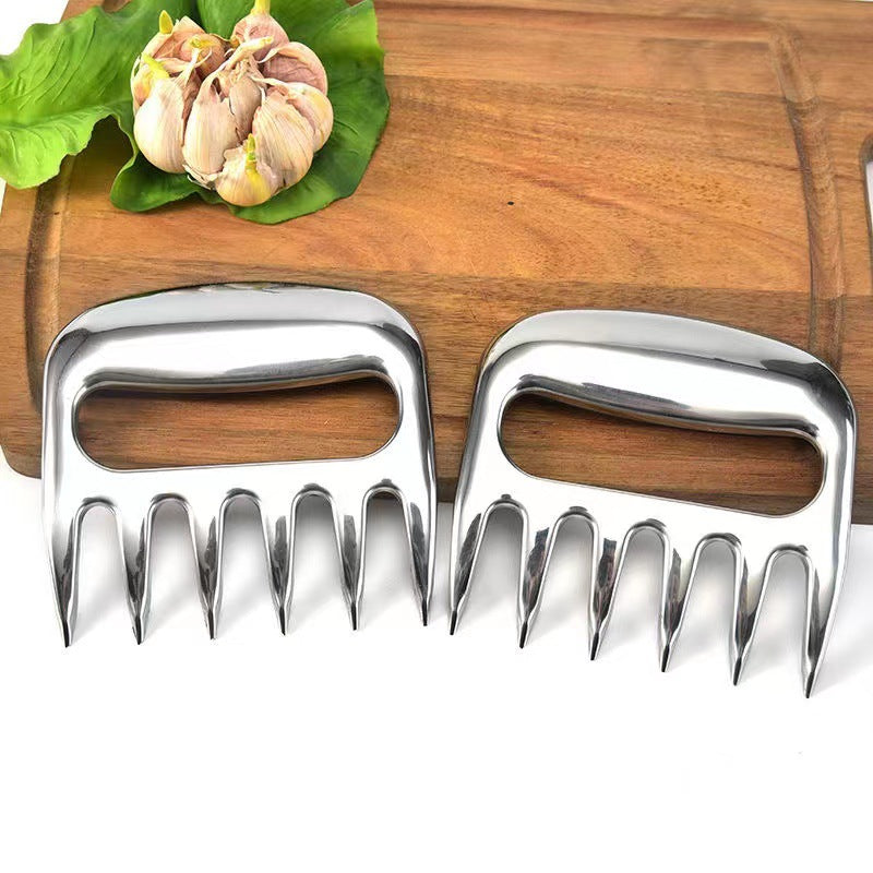 Stainless Steel Meat Shredding Claws — Multipurpose BBQ Tool For Pulled Chicken And Pork