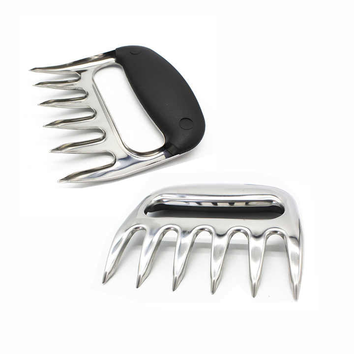 Stainless Steel Meat Shredding Claws — Multipurpose BBQ Tool For Pulled Chicken And Pork